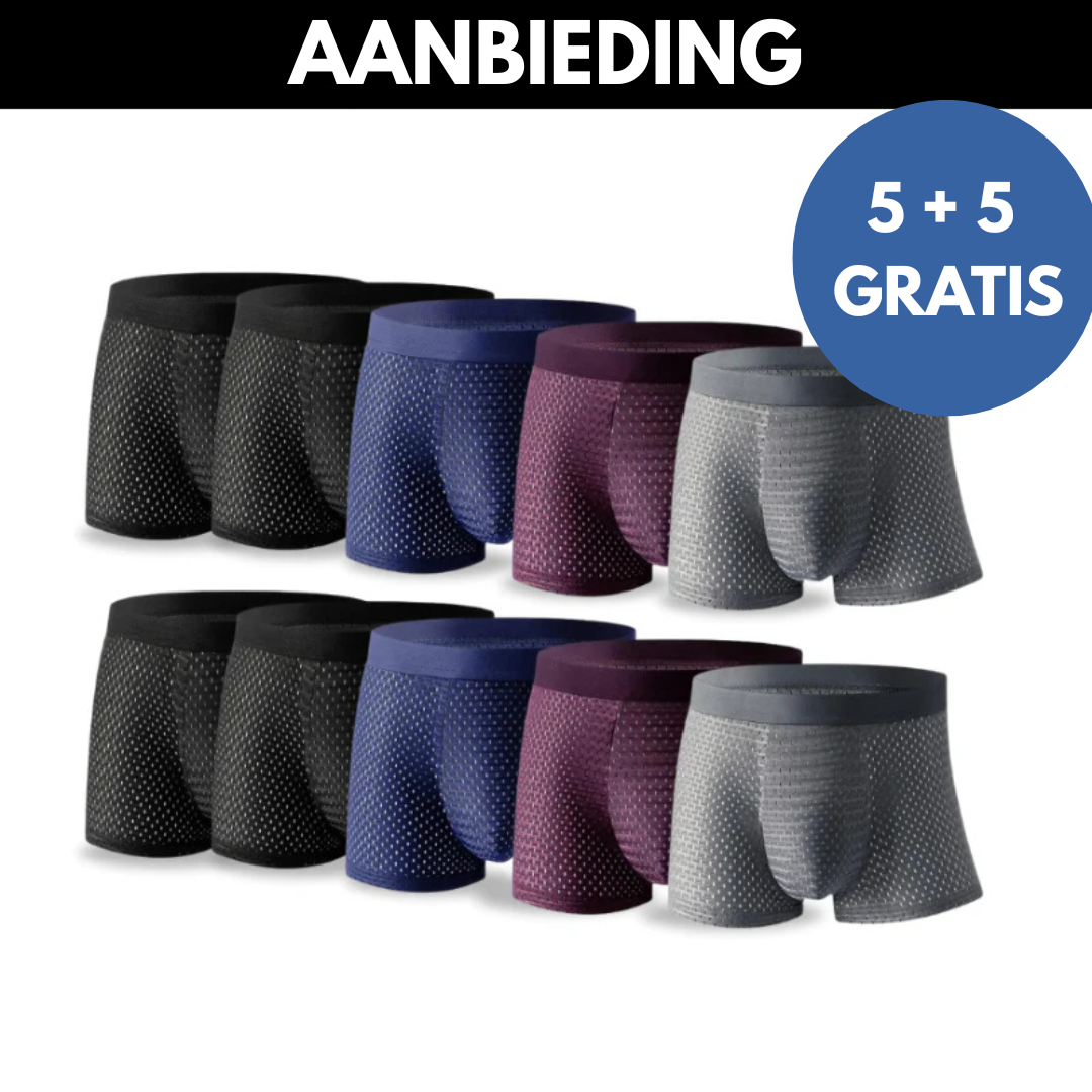 Bamboe Boxers 10-Pack